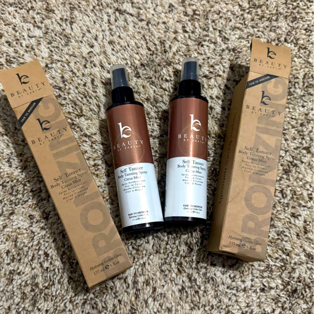 Beauty by Earth Self Tanner 2 pack